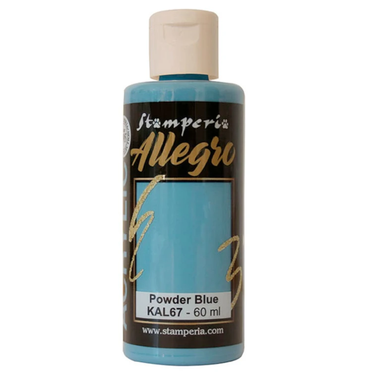 Farba akrylowa Stamperia Allegro niebieski pudrowy 60 ml