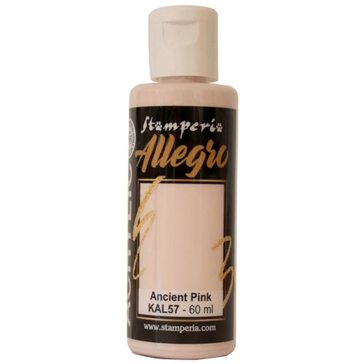 Farba akrylowa Stamperia Allegro antyczny różowy 60 ml