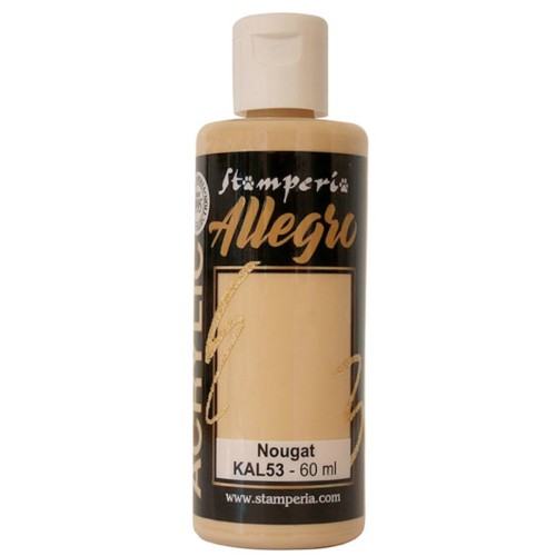 Farba akrylowa Stamperia Allegro nugatowa 60 ml