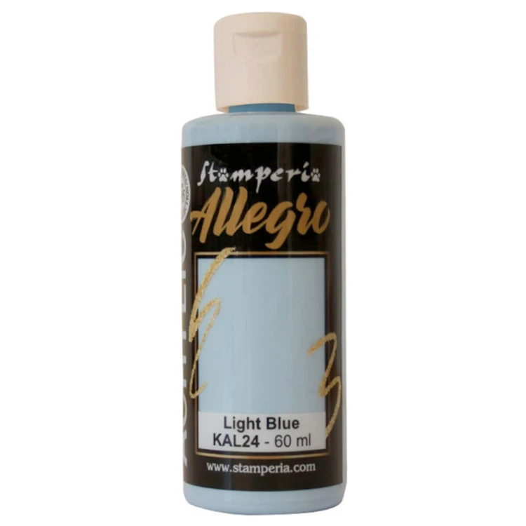 Farba akrylowa Stamperia Allegro błękitne niebo 60 ml