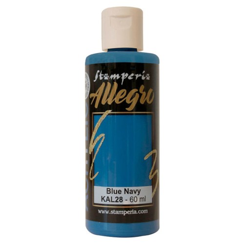 Farba akrylowa Stamperia Allegro niebieski navy 60 ml