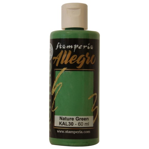 Farba akrylowa Stamperia Allegro zielony naturalny 60 ml