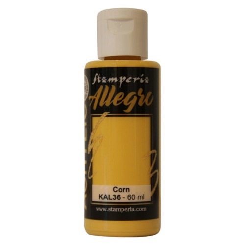 Farba akrylowa Stamperia Allegro zielony naturalny 60 ml