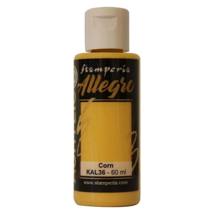 Farba akrylowa Stamperia Allegro zielony naturalny 60 ml