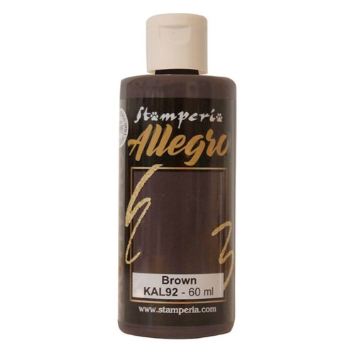 Farba Akrylowa Allegro Brązowy