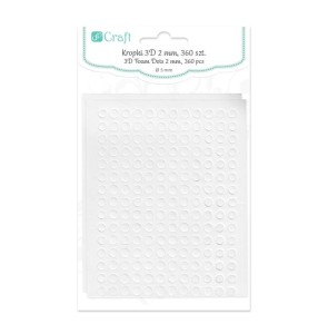 Kropki 3D 5 x 2 mm 360 sztuk