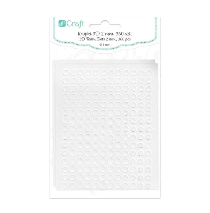 Kropki 3D 5x2mm 360szt.