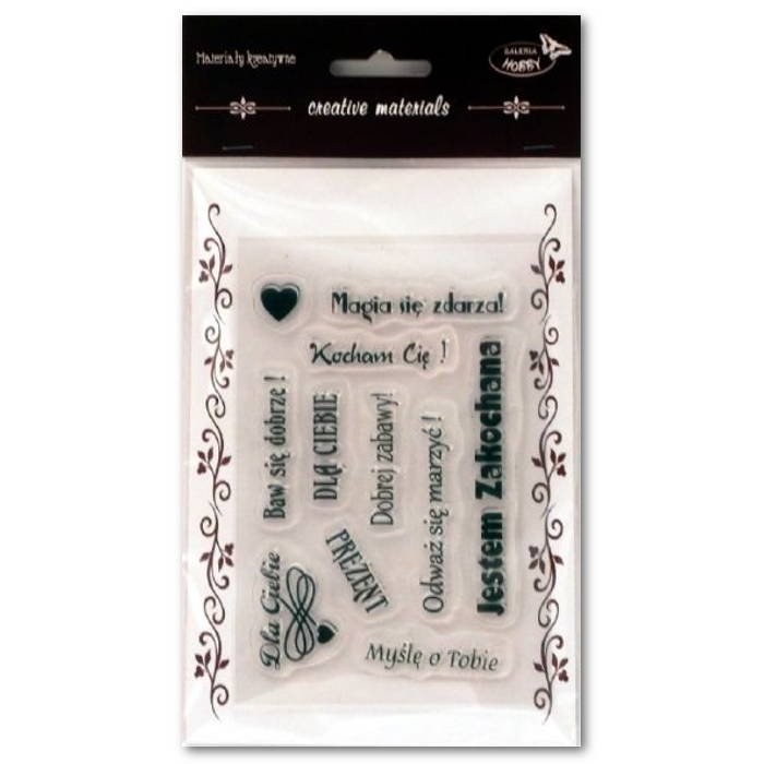 Stemple silikonowe POLSKIE NAPISY I