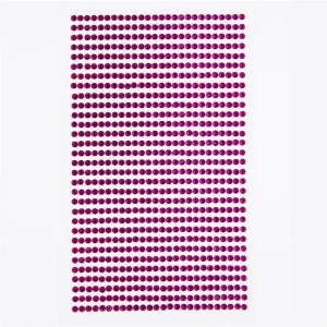 Kryształki samoprzylepne 3mm Fuksja 806 sztuk dpCraft