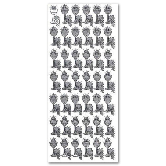 KIELICH IHS Naklejki ażurowe srebrne