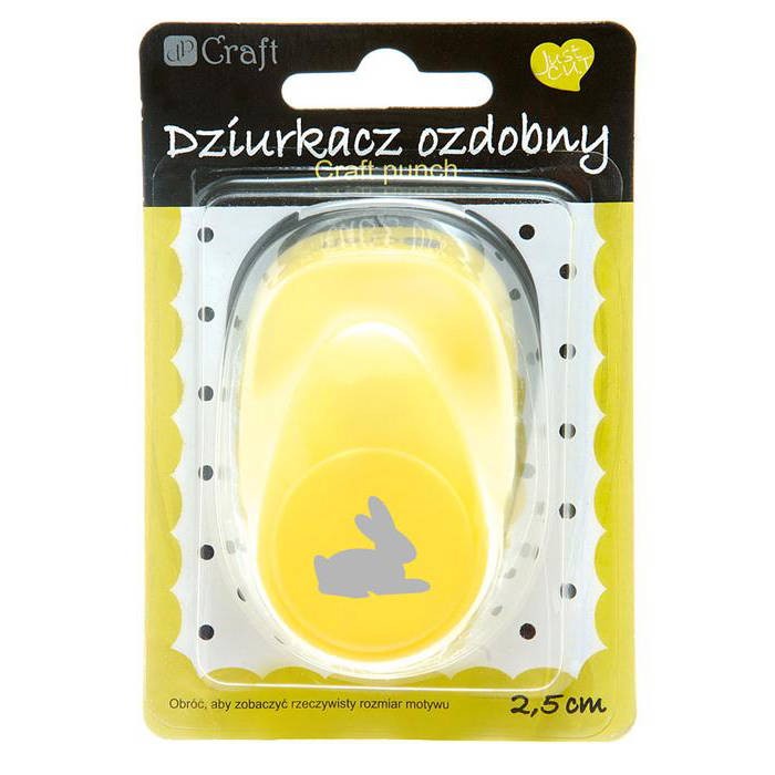 Dziurkacz ozdobny 2,5 cm KRÓLIK