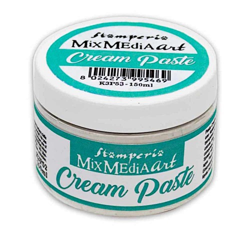 Pasta matowa MixMedia Cream Paste Stamperia Biała 150ml