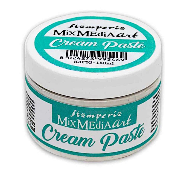 Pasta matowa MixMedia Cream Paste Stamperia Biała 150ml
