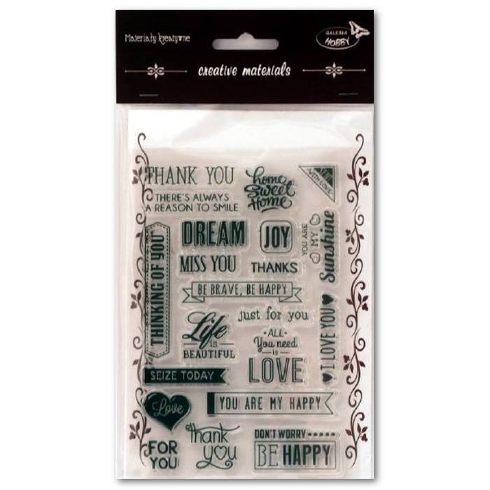 Stemple silikonowe Kultowe Angielskie Napisy