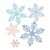 Wykrojniki dpCraft Śnieżynki 5szt.