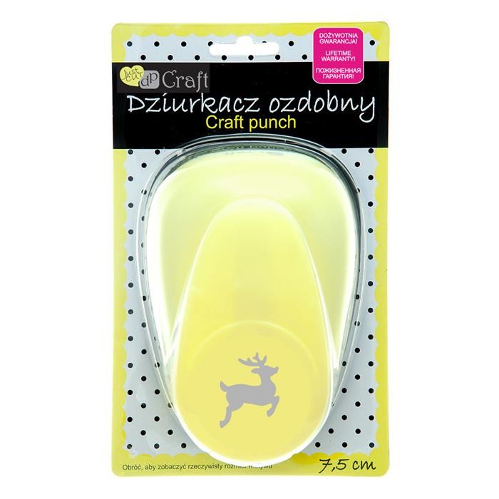 Dziurkacz ozdobny 7,5cm RENIFER