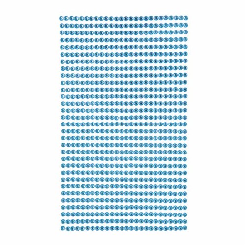 Kryształki samoprzylepne 3mm 806szt. BLUE