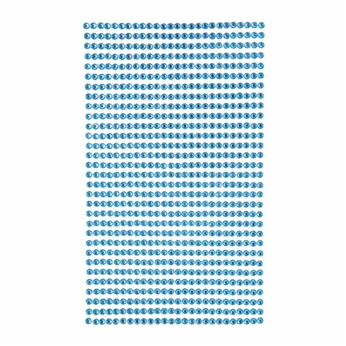 Kryształki samoprzylepne 3mm 806szt. BLUE