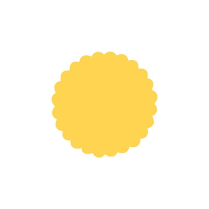 Dziurkacz ozdobny 3,7cm KÓŁKO Z FALBANKĄ