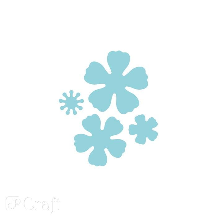 Dziurkacz ozdobny do papieru i pianki 7,6cm KWIATKI