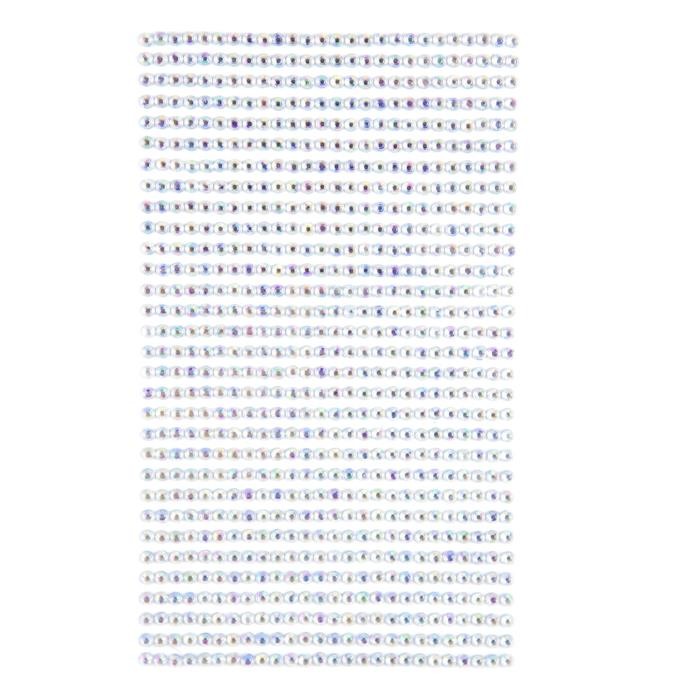 Kryształki samoprzylepne 3mm Opalizujący 806szt.