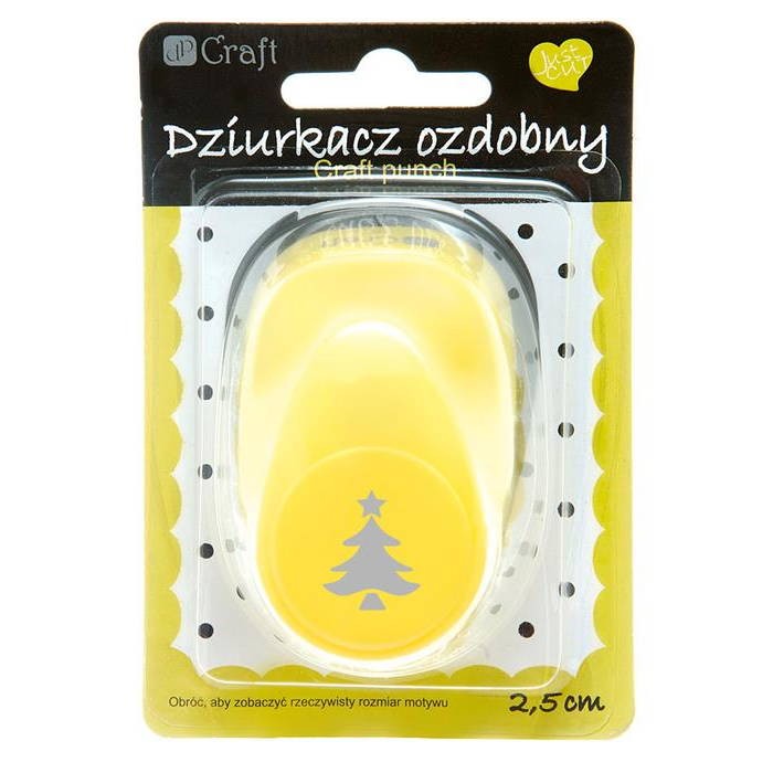 Dziurkacz ozdobny 2,5 cm CHOINKA 6