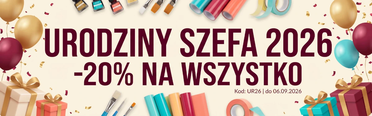 Urodziny Szefa 2026! – rabat 20% na wszystkie produkty